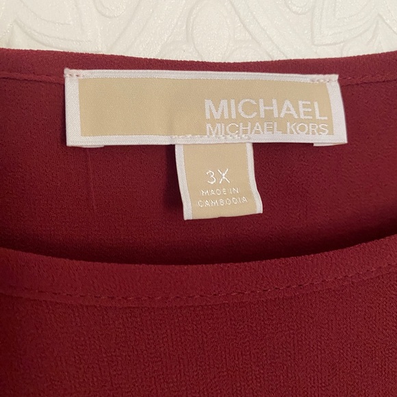 MICHAEL Michael Kors | Layered Pullover Blouse | 3x - Picture 3 of 4